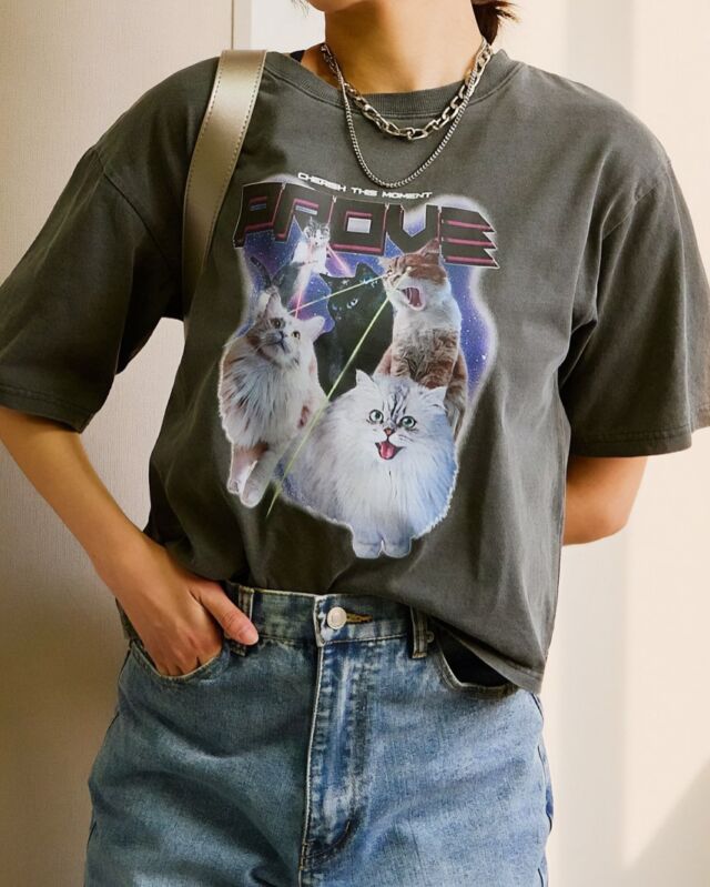 🌼🌈これからの時期ぜったい着たい！＼ ピグメントTシャツ続々登場🌟 ／フェード感あるくすみカラー×グラフィックで1枚で映えるおしゃれTがたくさん登場🫶💐☑ピグメント加工で色落ち風のこなれ感☑デニム合わせで海外っぽスタイル完成🌎詳細をぜひチェックしてみてください🌟#ピグメントTシャツ　 #夏コーデ　 #ストリート女子　#韓国ファッション　 #古着風　#グラフィックT  #花柄Tシャツ　 #くすみカラー #春夏ファッション  #プチプラ #GORGE #プチプラファッション #gorge新作